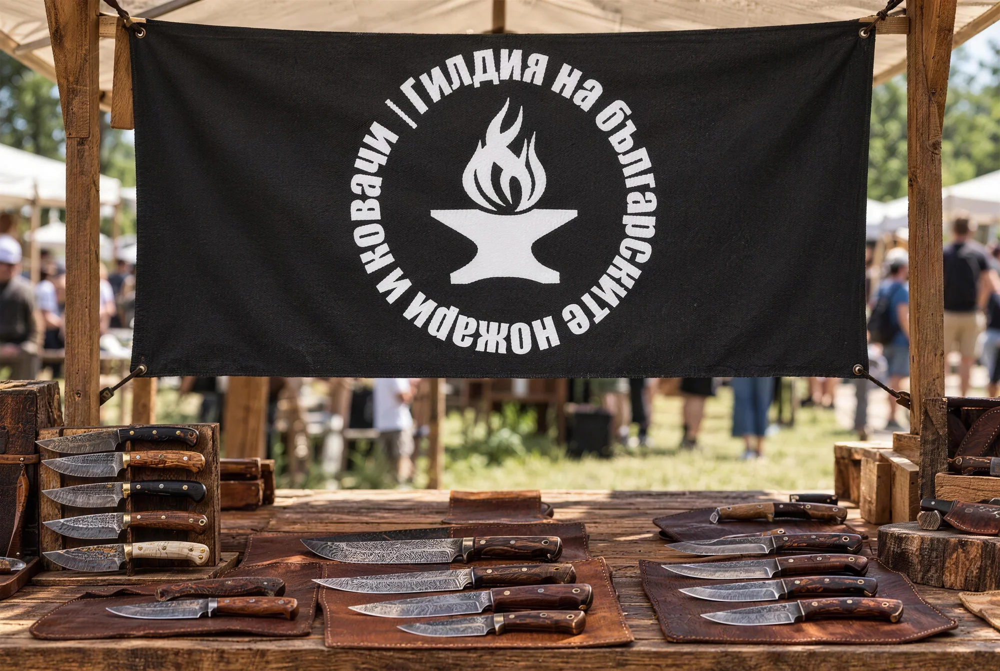 Fair banner — Guild of Bulgarian Bladesmiths